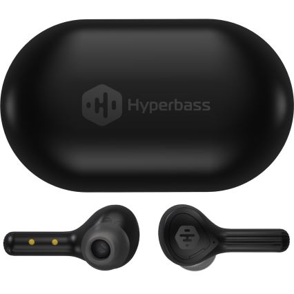 CONNECT IT HEP-5300-BK - Kabellose Kopfhörer mit Mikrofon 300 mAh + 2x 35 mAh schwarz