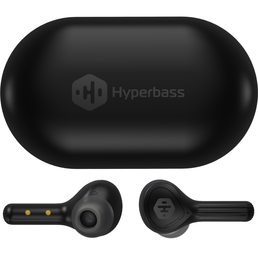 CONNECT IT HEP-5300-BK - Kabellose Kopfhörer mit Mikrofon 300 mAh + 2x 35 mAh schwarz