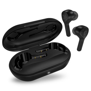 CONNECT IT HEP-5300-BK - Kabellose Kopfhörer mit Mikrofon 300 mAh + 2x 35 mAh schwarz