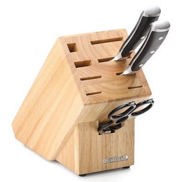 Continenta C30514 - Messerhalter 22x11,5x22 cm Gummibaumholz