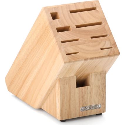 Continenta C30514 - Messerhalter 22x11,5x22 cm Gummibaumholz