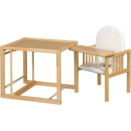 COSING - Kinderhochstuhl 2in1 Viktoria Buche/grün