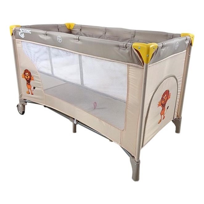 COSING - Reisebett mit verstellbarer Liegeposition ADAM Lion Beige