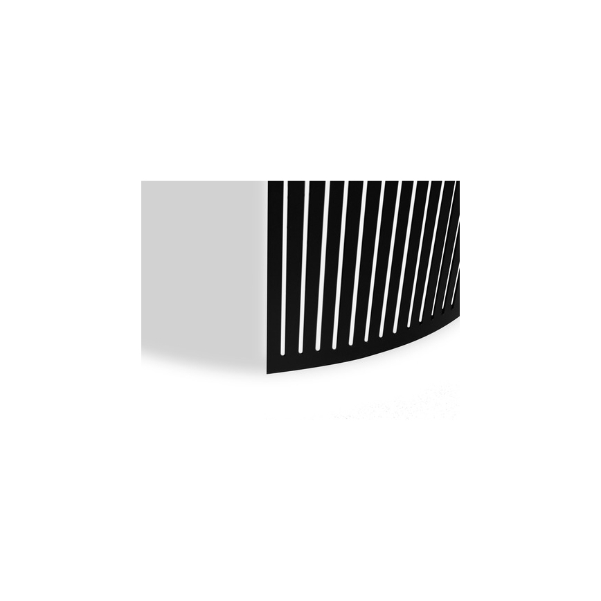 Couchtisch FIKOLI 40x75 cm schwarz/weiß