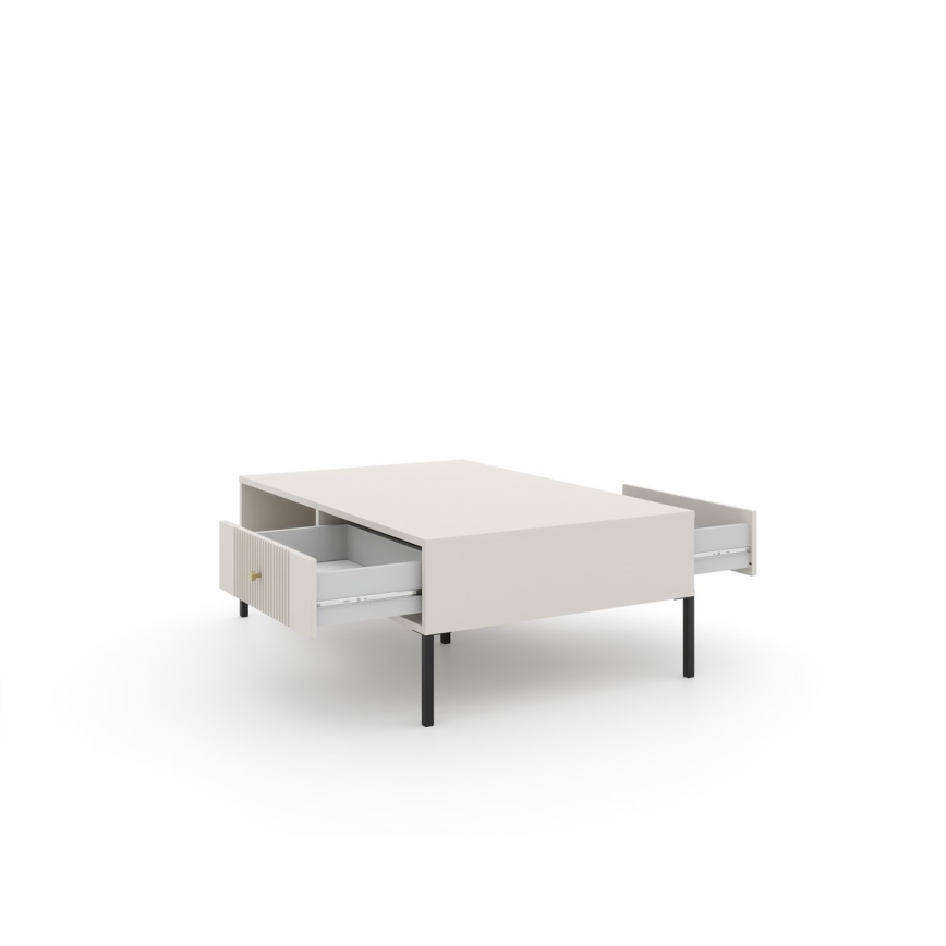 Couchtisch LUE beige/schwarz