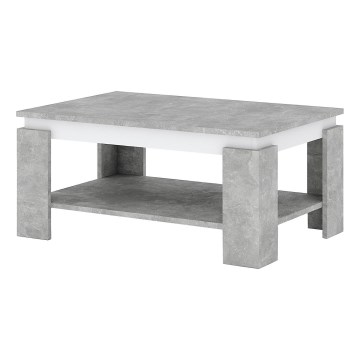 Couchtisch LUNO grau Beton/Anthrazit