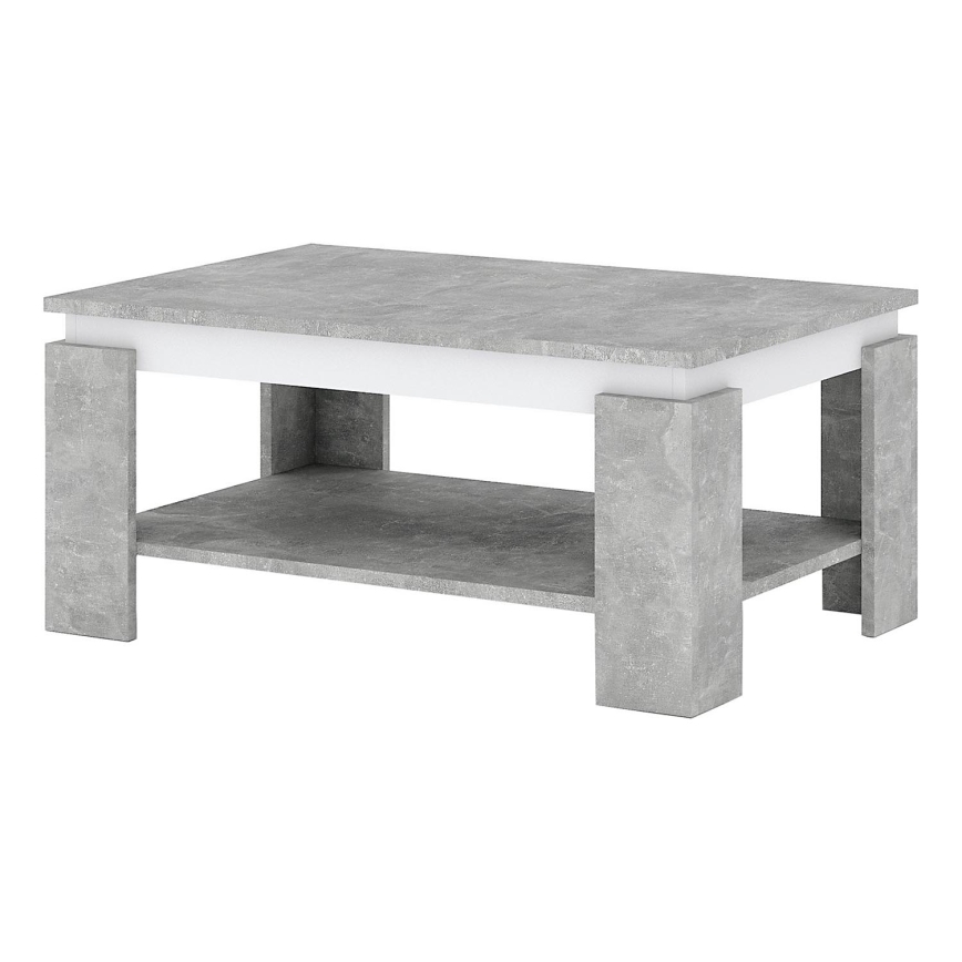 Couchtisch LUNO grau Beton/Anthrazit
