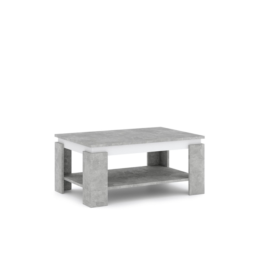 Couchtisch LUNO grau Beton/Anthrazit