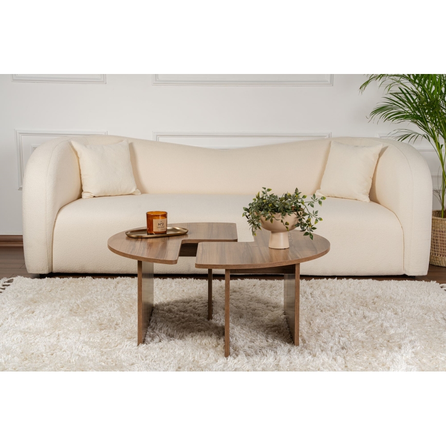 Couchtisch LUVIA in Nussbaum