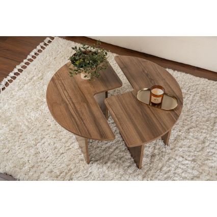 Couchtisch LUVIA in Nussbaum