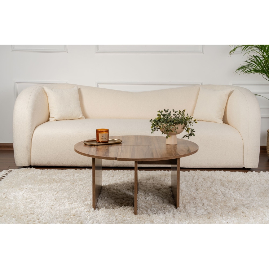 Couchtisch LUVIA in Nussbaum