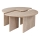 Couchtisch LUVIA, Marmor-Dekor, Beige