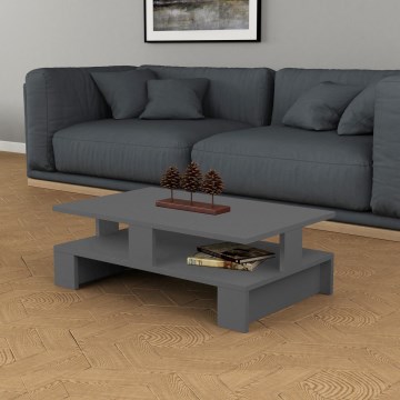 Couchtisch MANSU 27,5x80 cm Anthrazit