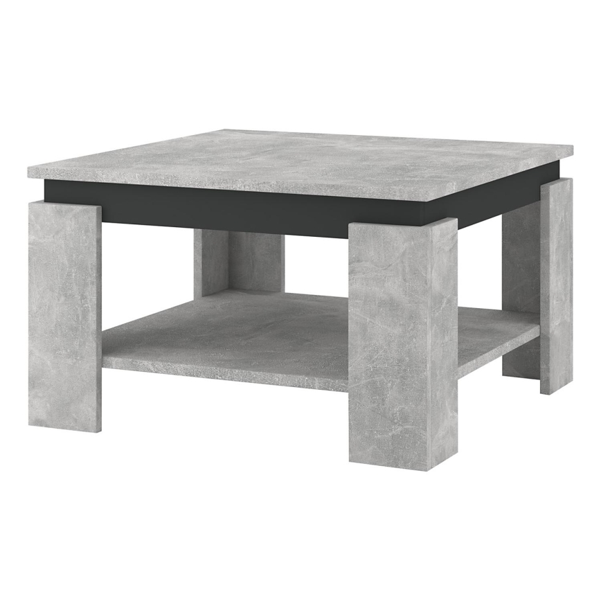 Couchtisch OLAF grau Beton/Anthrazit