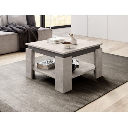 Couchtisch OLAF grau Beton/Anthrazit