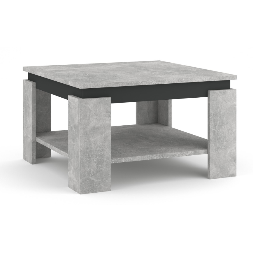 Couchtisch OLAF grau Beton/Anthrazit