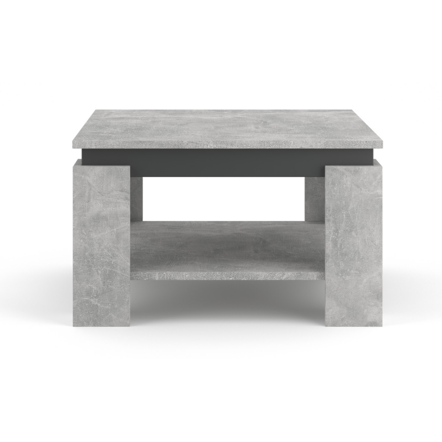 Couchtisch OLAF grau Beton/Anthrazit