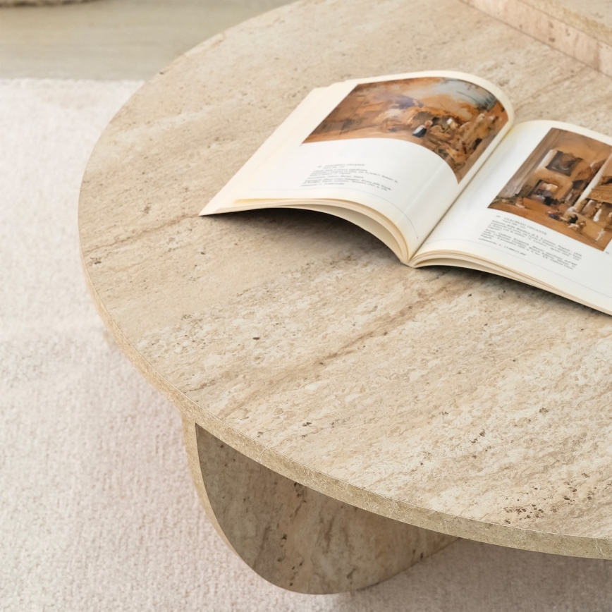 Couchtisch REST, Marmor-Dekor, Beige