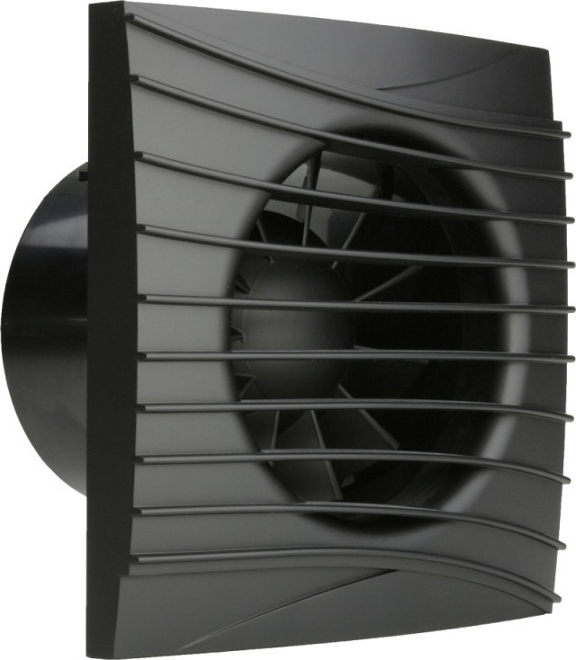 Dalap 41095ZW - Axialventilator mit Zeitschaltuhr und Feuchtesensor 100 DARK ZW 8,4 W/230 V