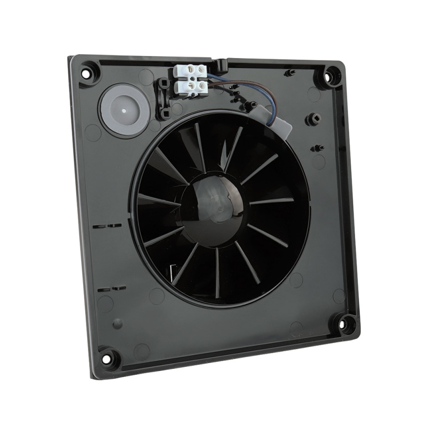 Dalap 41096ZW - Axialventilator mit Zeitschaltuhr 125 DARK ZW 10W/230V