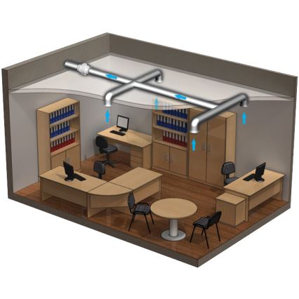 Dalap 8207 - Axialventilator AP PROFI 125 29W/230V