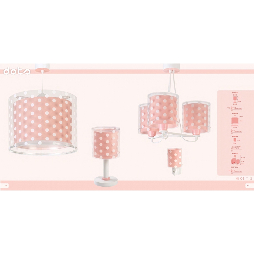 Dalber 41005S - LED-Steckdosenleuchte DOTS 1xE14/0,3W/230V