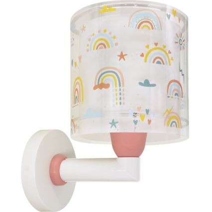 Dalber 41199 - Kinder-Wandleuchte RAINBOW 1xE27/15W/230V mehrfarbig