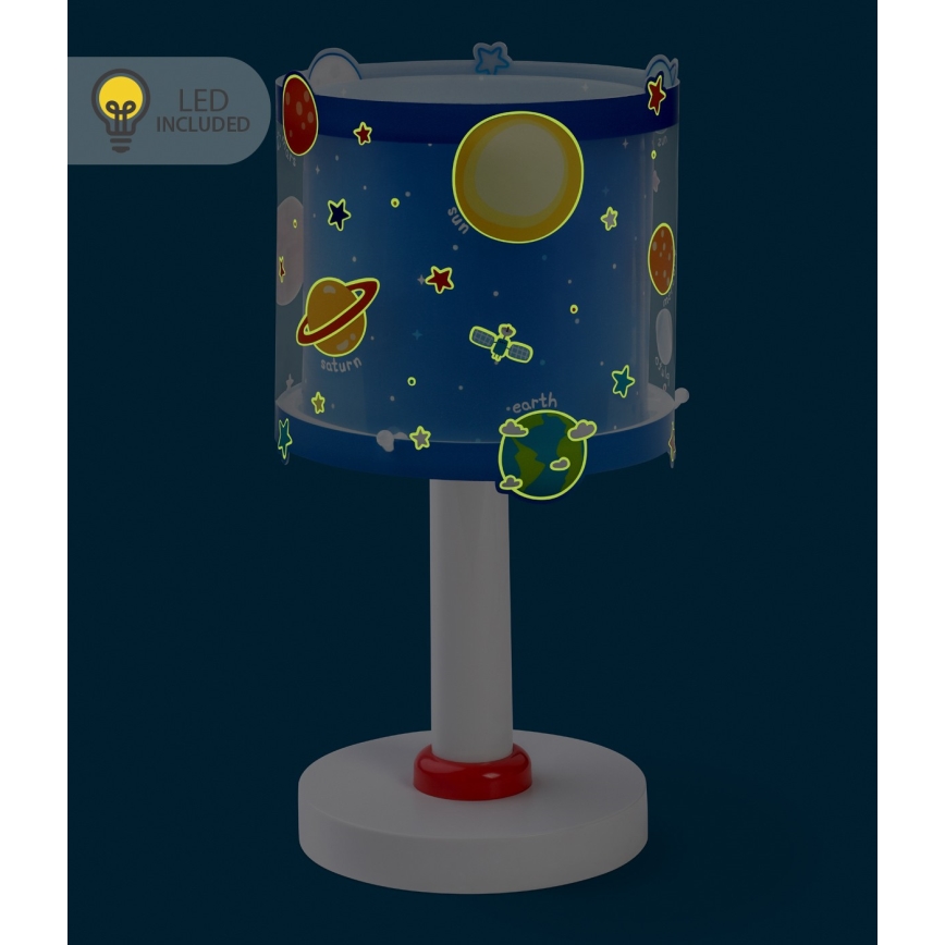 Dalber 41341N - LED-Kinderlampe PLANETS 1xG4/4W/230V blau