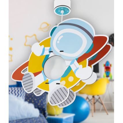 Dalber 41347 - Hängeleuchte für Kinder ASTRONAUT 1xE27/15W/230V