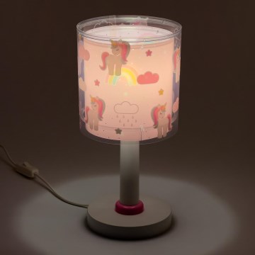 Dalber 41591N - LED-Kinderlampe UNICORNS 1xG4/4W/230V rosa