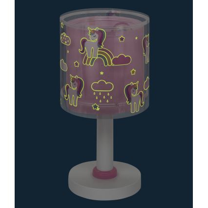 Dalber 41591N - LED-Kinderlampe UNICORNS 1xG4/4W/230V rosa