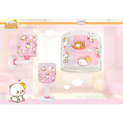 Dalber 41769S - Kinder-Wandleuchte KAWAII FRIENDS 1xE27/15W/230V rosa