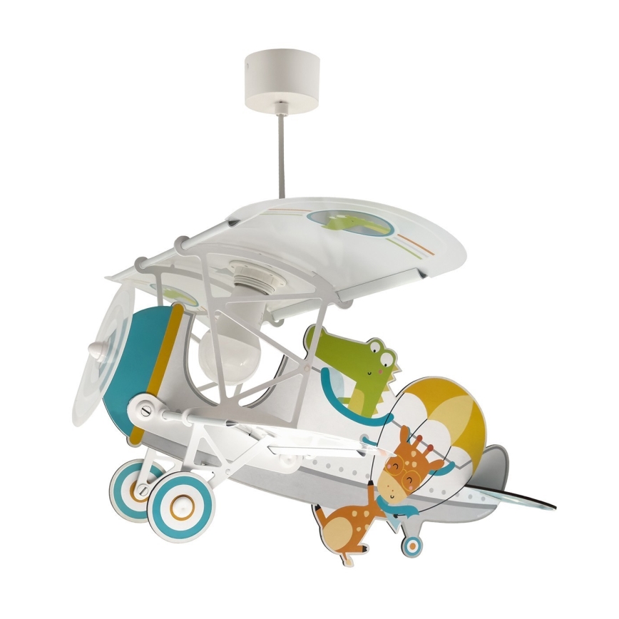 Dalber 54542 - Kinder-Deckenleuchte LITTLE CROCODILE 1xE27/15W/230V