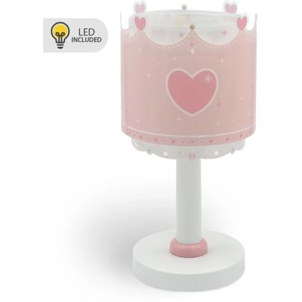 Dalber 61101N - LED-Kinderlampe LITTLE QUEEN 1xG4/4W/230V rosa