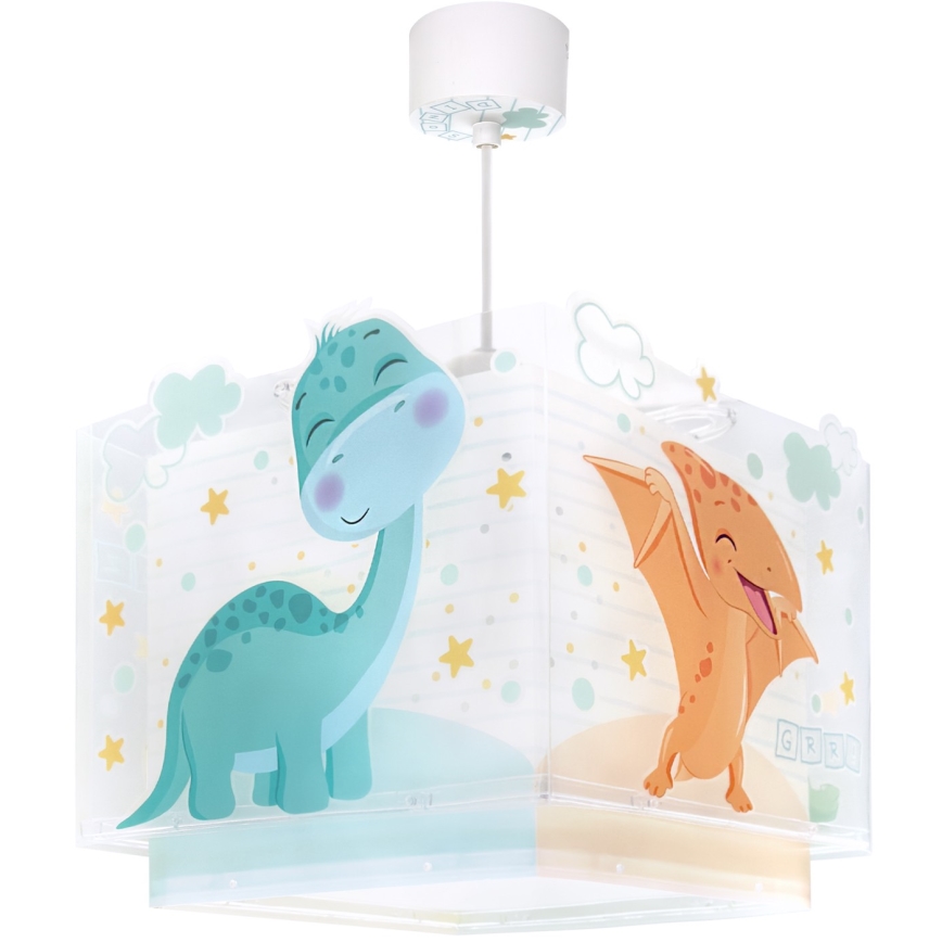Dalber 63452 - Kinder-Deckenleuchte BABY DINOS 1xE27/15W/230V, farbenfroh