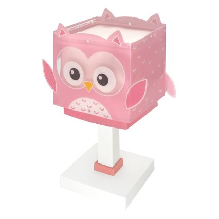 Dalber 64481N - LED-Kinderlampe LITTLE OWL 1xG4/4W/230V rosa