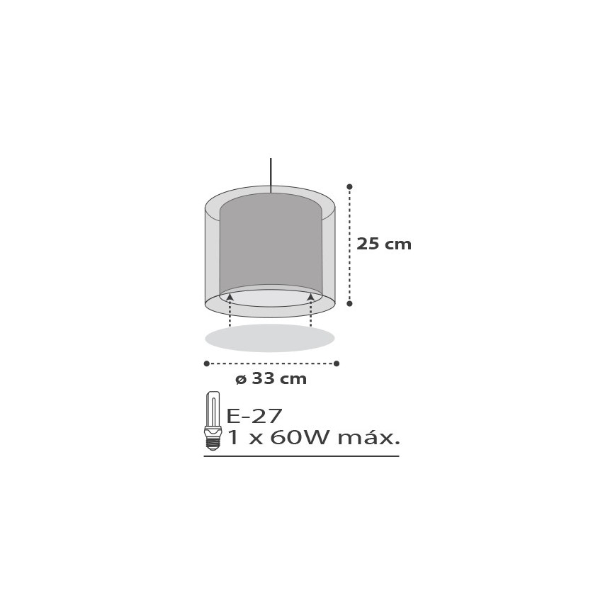 Dalber D-41412E - Kinder-Kronleuchter CLOUDS 1xE27/60W/230V