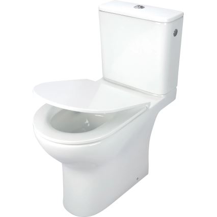 Deante CDJD6RPS - Stand-WC mit Sitz JASMIN Keramik/Weiß