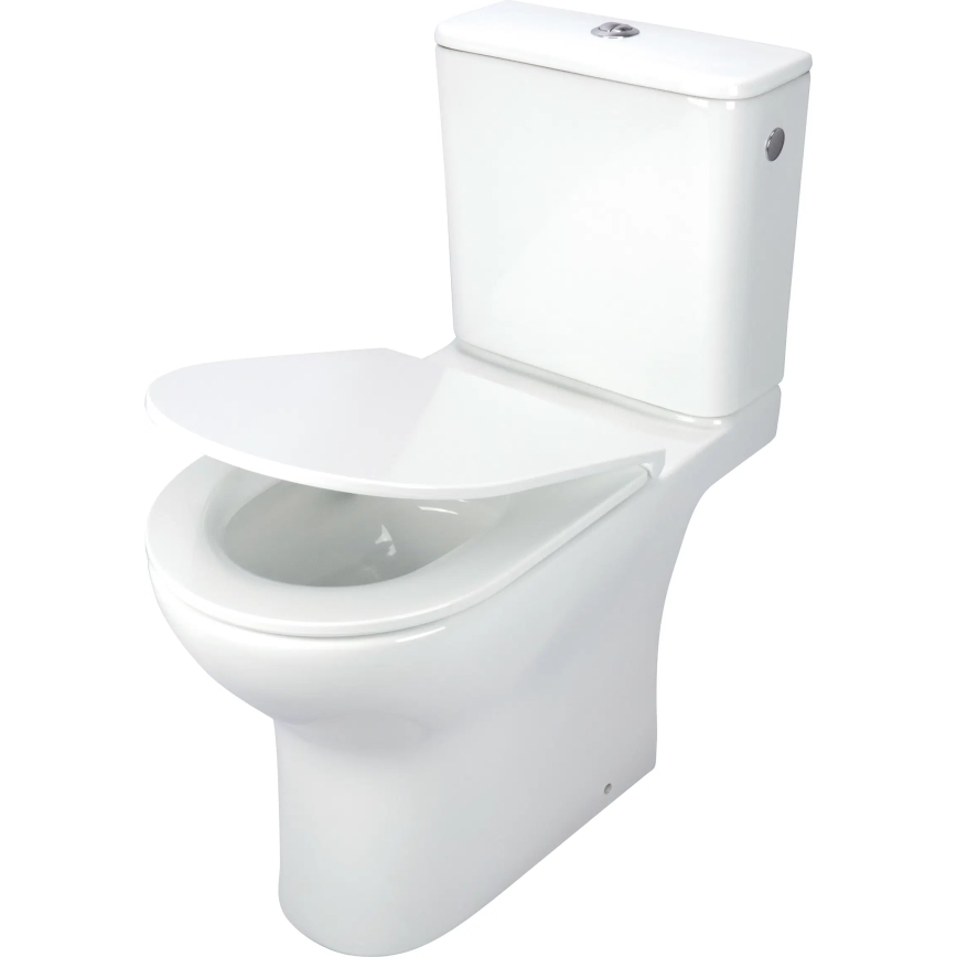 Deante CDJD6RPS - Stand-WC mit Sitz JASMIN Keramik/Weiß