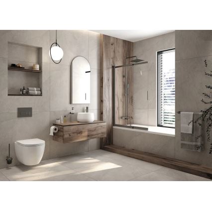 Deante CGRD6ZPW - Hängendes WC mit SoftClose-Sitz ROUND Keramik/Weiß