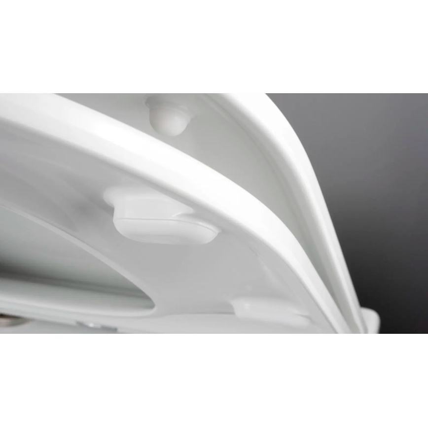 Deante CGRD6ZPW - Hängendes WC mit SoftClose-Sitz ROUND Keramik/Weiß