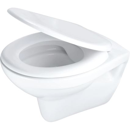 Deante CMOD6SPW - Wandhängendes WC mit SoftClose-WC-Sitz BORO, Keramik/Weiß