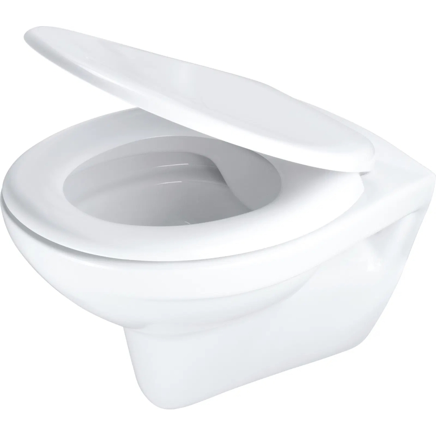 Deante CMOD6SPW - Wandhängendes WC mit SoftClose-WC-Sitz BORO, Keramik/Weiß