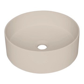 Deante CQS_5U4S - Aufsatzwaschbecken SILIA Ø 36 cm Granit/Beige