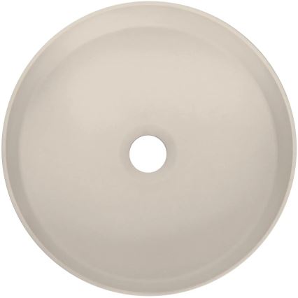 Deante CQS_5U4S - Aufsatzwaschbecken SILIA Ø 36 cm Granit/Beige