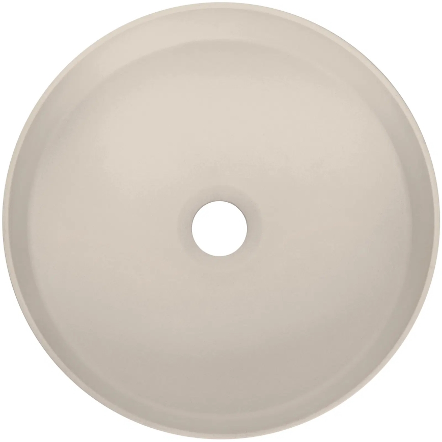 Deante CQS_5U4S - Aufsatzwaschbecken SILIA Ø 36 cm Granit/Beige