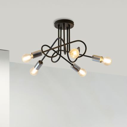 Decken-Kronleuchter OXFORD 5xE27/15W/230V
