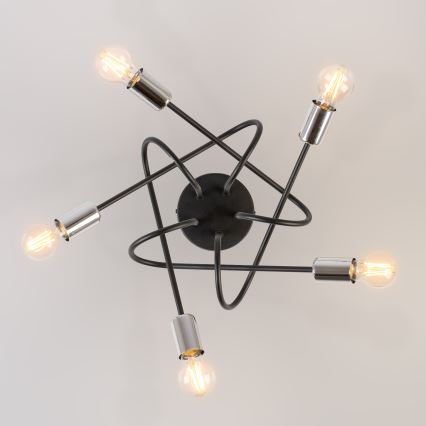 Decken-Kronleuchter OXFORD 5xE27/15W/230V