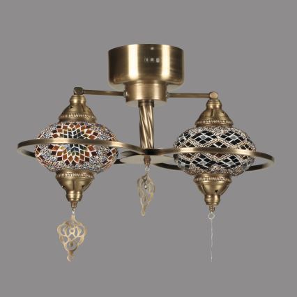 Deckenlampe YENI 1xE27/40W/230V bronze