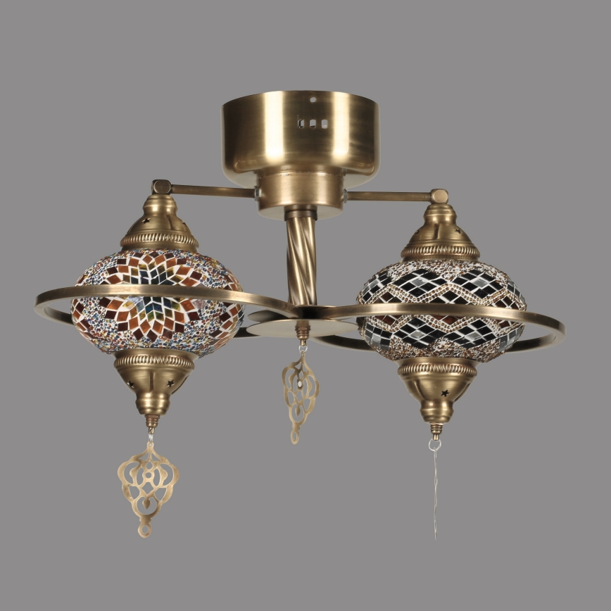 Deckenlampe YENI 1xE27/40W/230V bronze